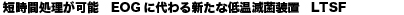 短時間処理が可能　EOGに代わる新たな低温滅菌装置　LTSF